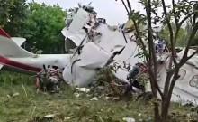 Two pilots die as plane on training flight crashes in Kanpur