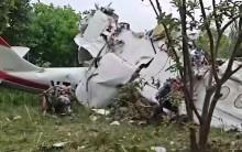 Two pilots die as plane on training flight crashes in Kanpur