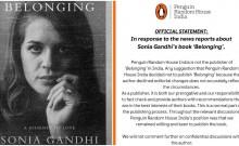 Penguin India breaks silence on Sonia Gandhi memoir row, denies backing out over editorial changes