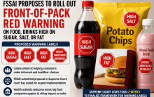 FSSAI proposes to roll out front-of-pack red warning on food, drinks high on sugar, salt, or fat