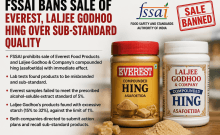 Everest Hing ban: FSSAI bans sale of Laljee Godhoo, Everest compounded asafoetida over 'misbranded and sub-standard' products