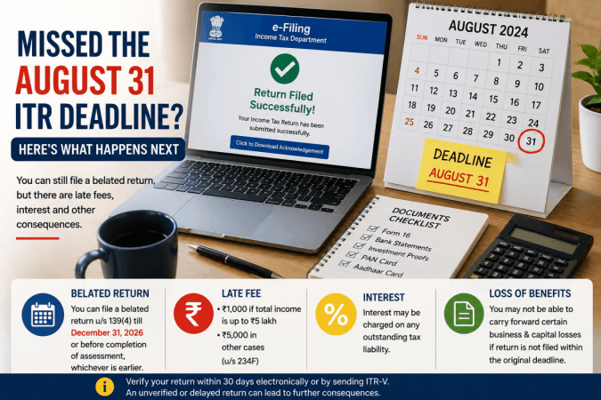 If You Miss August 31 ITR Deadline To File Your Returns, Here's What Happens Next If You Miss August 31 ITR Deadline To File Your Returns, Here's What Happens Next