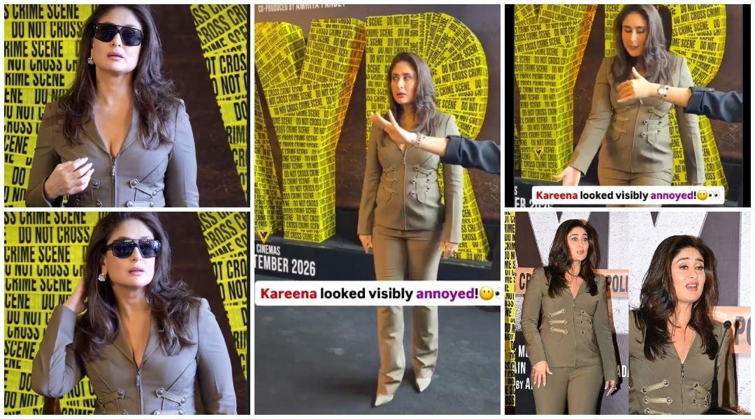 Daayra trailer launch: Kareena Kapoor Khan snaps at paps, says 'Heels pehna hai' as they ask her to pose [Reactions]