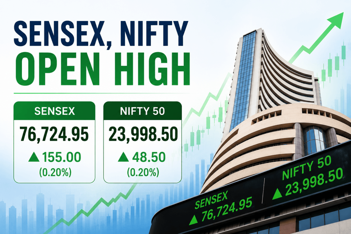 Sensex, Nifty Start Higher As Global Markets Strengthen, US Bond Yields Ease