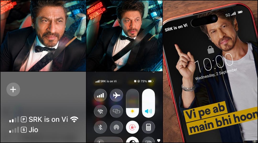 Shah Rukh Khan is on Vi as brand ambassador, unveils new 'Vi' logo; fans react to dot change in logo