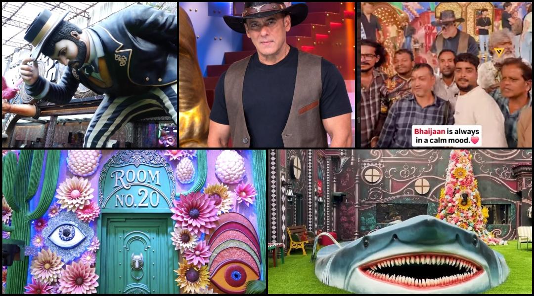 Salman Khan gets angry on Bigg Boss 20 sets, later poses with paps; sneak peek inside grand, mystical house