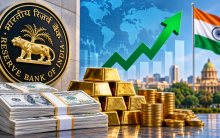 India's forex reserves hit record $740.8 billion