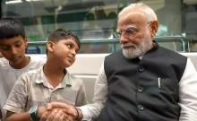 PM Modi attends SRCC centenary celebrations, travels by Metro and releases commemorative coin
