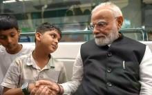 PM Modi attends SRCC centenary celebrations, travels by Metro and releases commemorative coin