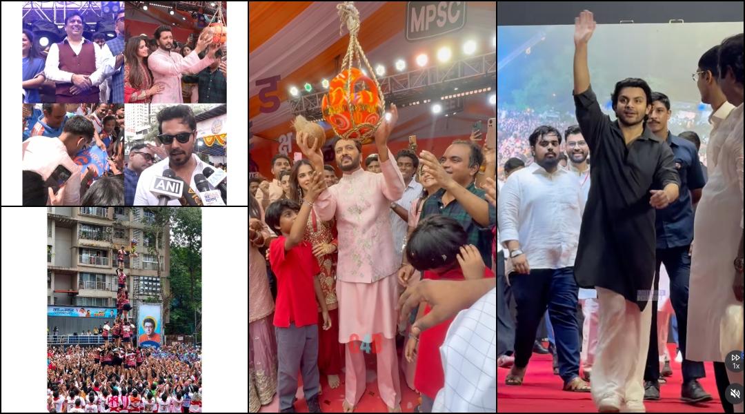 Dahi Handi 2026: Riteish Deshmukh–Genelia remove footwear before breaking matki, Govinda dances to 'Kisi Disco Mein Jaaye', Veer Pahariya greets fans
