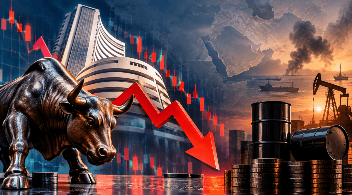 Sensex, Nifty open lower as IPO rush and Middle East tensions weigh on market sentiment