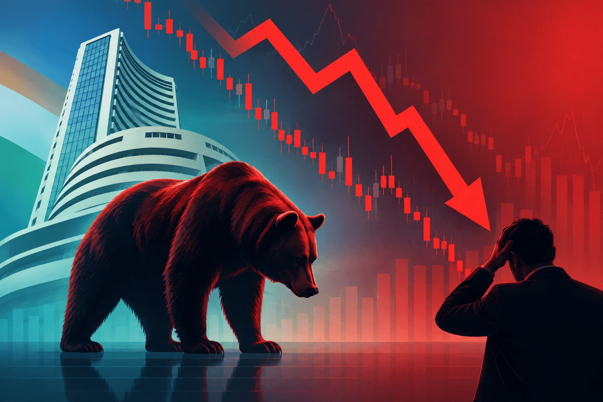 Sensex, Nifty fall 0.5% as IT, metal, PSU bank stocks drag markets amid global tensions