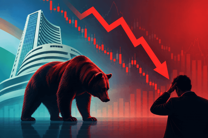 Sensex, Nifty fall 0.5% as IT, metal, PSU bank stocks drag markets amid global tensions