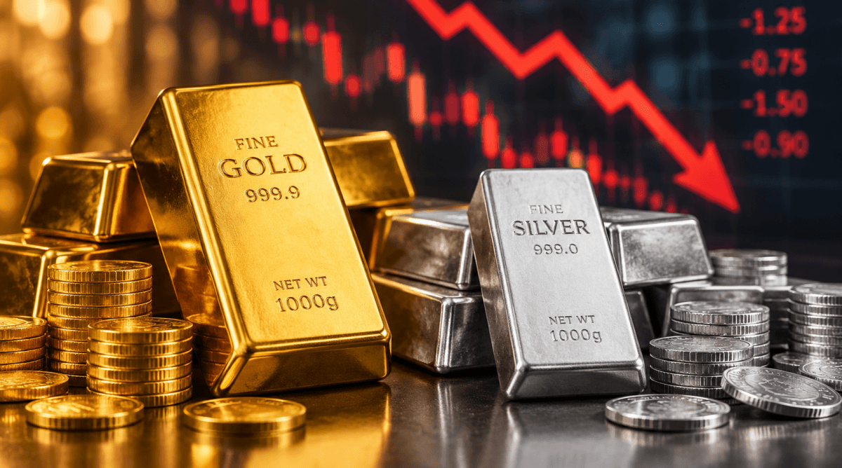 Gold, silver prices fall sharply: Silver Rs 1.83 lakh below record high; what could Rs 1 lakh invested today be worth by 2050?