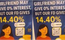 'Girlfriend gives 0% interest, our FD gives 14.4%': Chennai Metro ad Sparks Outrage, DMK MP Seeks Action