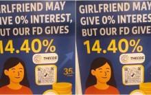 'Girlfriend gives 0% interest, our FD gives 14.4%': Chennai Metro ad Sparks Outrage, DMK MP Seeks Action