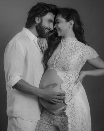 Pregnant Deepika Padukone flaunts baby bump in maternity photoshoot as daughter Dua turns 2, poses with Ranveer Singh