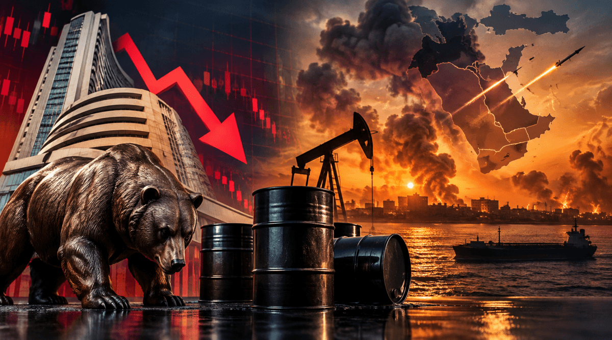Crude Oil Rally Rattles Dalal Street, Sensex And Nifty Open Lower as Middle East Tensions Escalate
