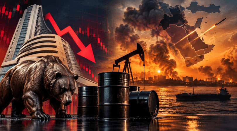 Crude Oil Rally Rattles Dalal Street, Sensex And Nifty Open Lower as Middle East Tensions Escalate