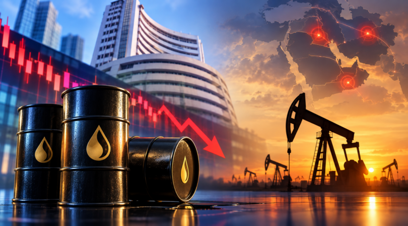 Sensex, Nifty open lower amid escalating crude oil prices, Middle East tensions