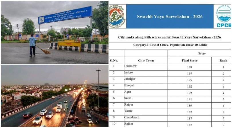 Indore loses top spot in clean air survey by 1 point; Lucknow takes No. 1 position