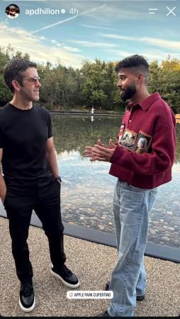 AP Dhillon meets Apple CEO John Ternus at Apple Park ahead of iPhone 18 launch [See Pics]