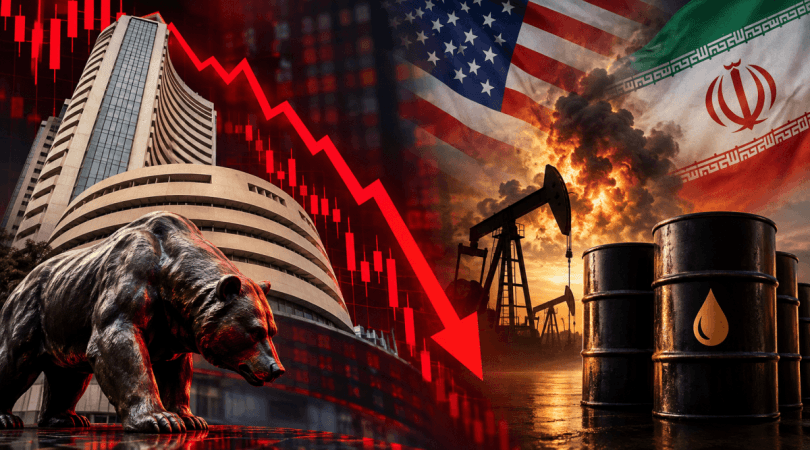 Sensex plunges over 800 points as Brent crude hits $100 amid US-Iran tensions Sensex plunges over 800 points as Brent crude hits $100 amid US-Iran tensions
