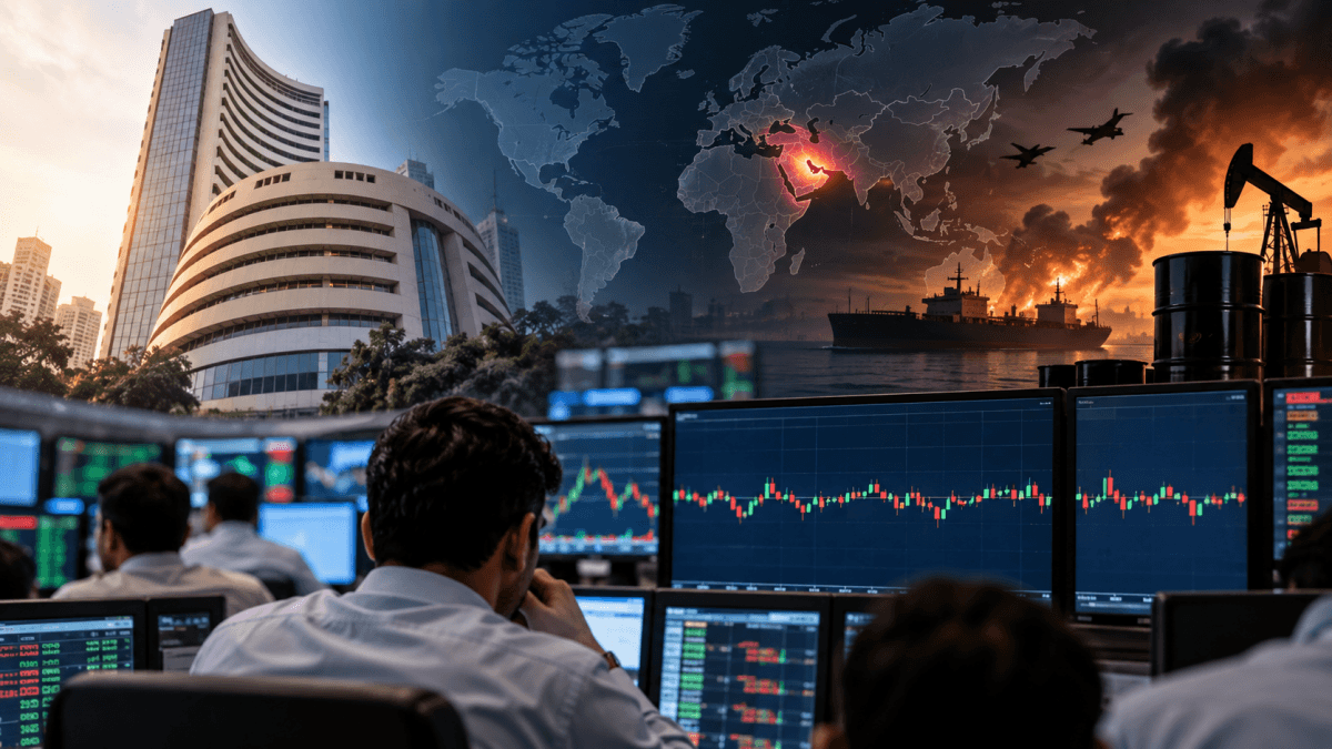 Geopolitical Jitters Keep Markets On Edge, Sensex and Nifty Trade Flat In Early Deals