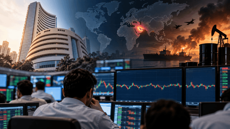 Geopolitical Jitters Keep Markets On Edge, Sensex and Nifty Trade Flat In Early Deals Geopolitical Jitters Keep Markets On Edge, Sensex and Nifty Trade Flat In Early Deals