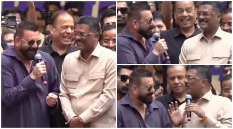 'Was joking': Sena minister Sarnaik says Sanjay Dutt apologised for 'couldn't learn Marathi' comment after Dahi Handi row 'Was joking': Sena minister Sarnaik says Sanjay Dutt apologised for 'couldn't learn Marathi' comment after Dahi Handi row