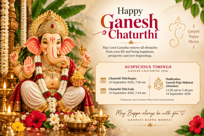 Ganesh Chaturthi 2026: Why you shouldn't see the moon, puja timing and rituals