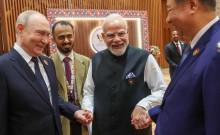 PM Modi, Chinese President Xi Jinping share a long handshake as Delhi BRICS summit concludes