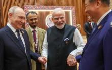 PM Modi, Chinese President Xi Jinping share a long handshake as Delhi BRICS summit concludes
