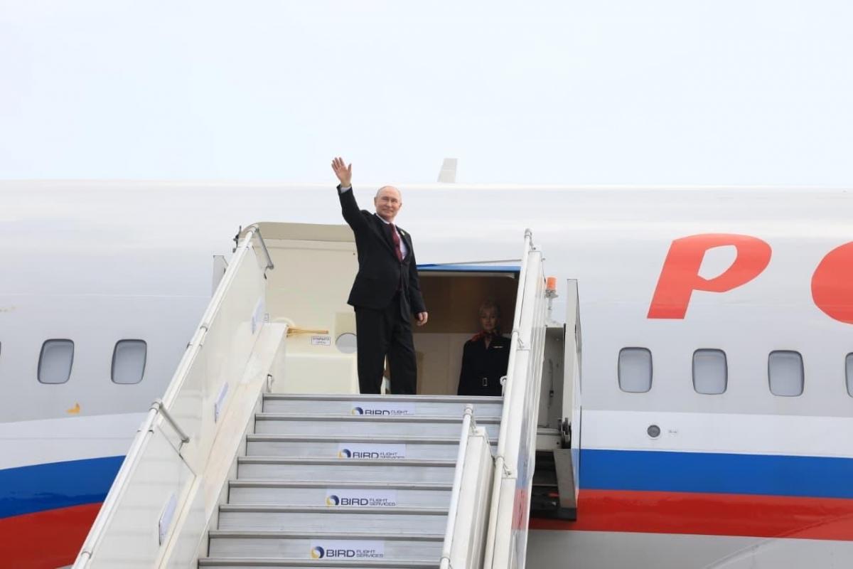 Putin leaves Delhi after BRICS Summit, says Russia faces over 30,000 sanctions