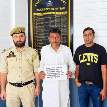 Abscoding since 2009, drug peddler Shabir Ahmad Khan arrested by Anantnag police Arrested drug peddler