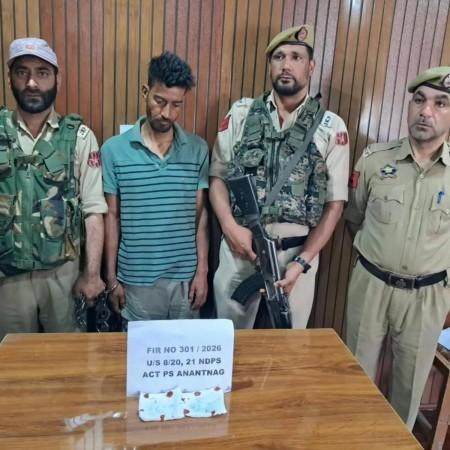 Arrested drug peddler