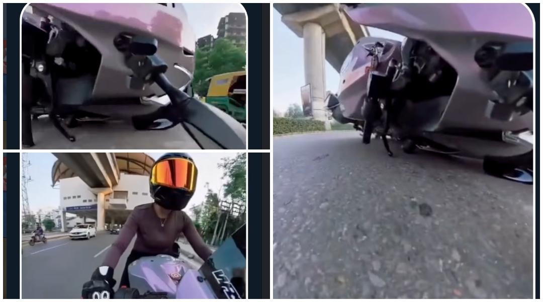 Gurugram woman biker allegedly chased, hit by car after asking driver to stay away