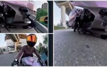 Gurugram woman biker allegedly chased, hit by car after asking driver to stay away
