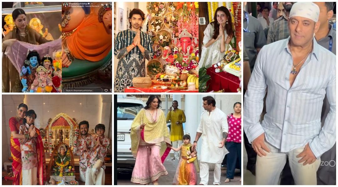 Ganesh Chaturthi 2026: Salman Khan Sports Bandana, Attends Bappa Aarti; Nysa, Ankita Lokhande, Other Celebs Welcome Ganesha Home