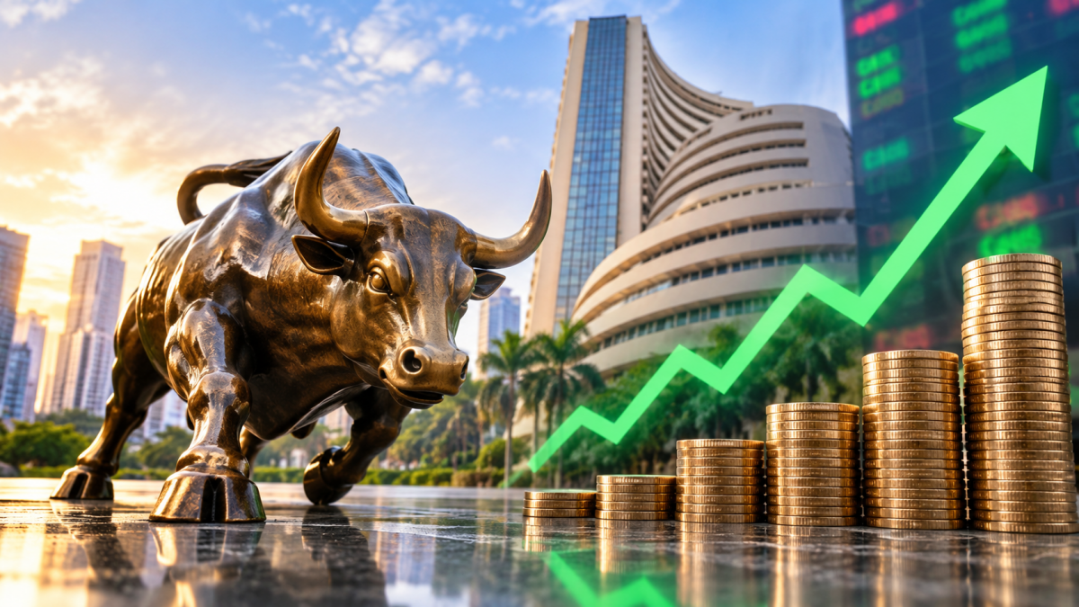 Indian Equities Open Higher, Sensex Gains 588 Points Despite Weak Global Cues