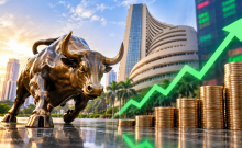 Indian Equities Open Higher, Sensex Gains 588 Points Despite Weak Global Cues