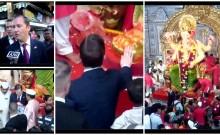 US Ambassador Sergio Gor touches Lord Ganesha's feet, wears suit as he offers prayers at Lalbaugcha Raja on Ganesh Chaturthi