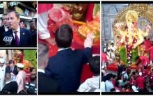US Ambassador Sergio Gor touches Lord Ganesha's feet, wears suit as he offers prayers at Lalbaugcha Raja on Ganesh Chaturthi