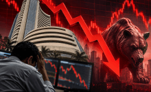 Sensex falls 778 points, Nifty drops 280 points amid broad market sell-off