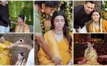 Pregnant Samantha's traditional baby shower: Kalaa Aavarana ritual with husband Raj, actor flaunts baby bump and radiates pregnancy glow