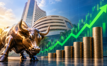 Indian stock market today: Nifty hits 23,281, Sensex gains 500 points; FMCG, banking stocks lead