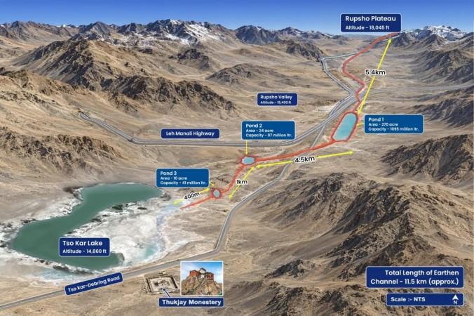 The proposal of the ambitious project launched to revive the shrinking Tso Kar Lake Lakes