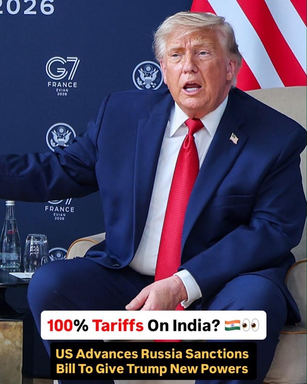 US House advances bill giving Trump power to impose tariffs of up to 100% on Russian oil buyers