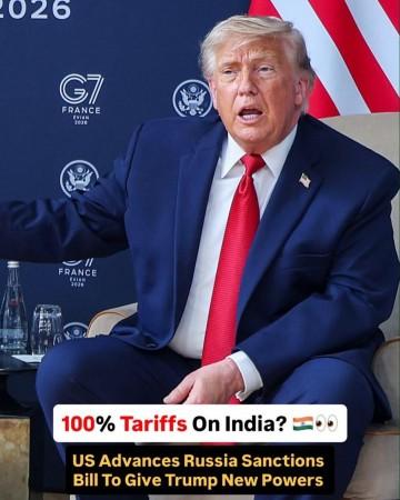 US House advances bill giving Trump power to impose tariffs of up to 100% on Russian oil buyers US House advances bill giving Trump power to impose tariffs of up to 100% on Russian oil buyers