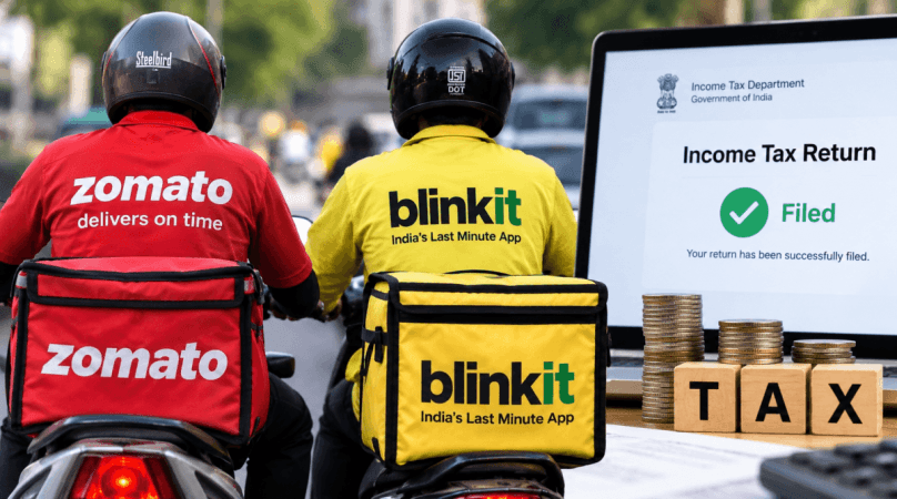 Zomato, Blinkit Help 2.10 Lakh Partners File ITR, ₹33.6 Crore Refunds Unlocked Zomato, Blinkit Help 2.10 Lakh Partners File ITR, ₹33.6 Crore Refunds Unlocked